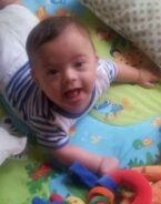 Ele bebezinho na casa de sua nova família! Foto: Reprodução