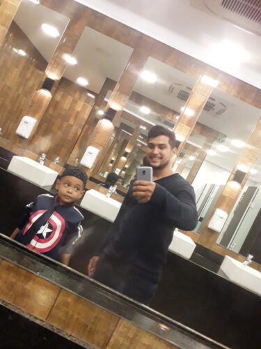 Mateus doará parte do fígado para Derick - Foto: arquivo pessoal