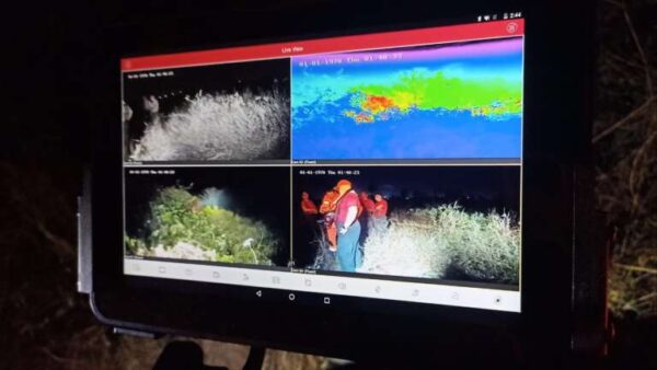 A temperatura é acompanhada por câmeras - Foto: Bombeiros do CE