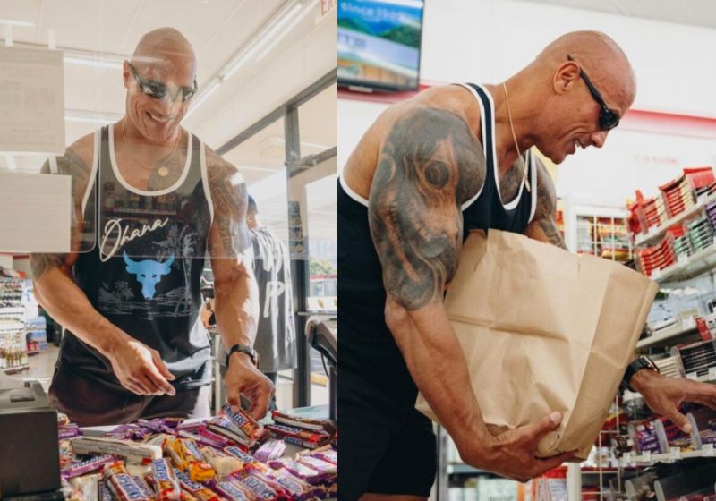 The Rock visita loja em que roubava chocolates e compra todo o estoque