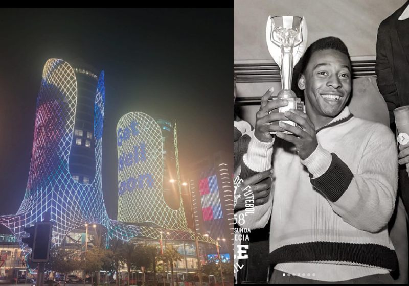 Pelé recebeu homenagens de fãs e da FIFA e agradeceu nas redes sociais - Fotos: reprodução / Instagram @pele