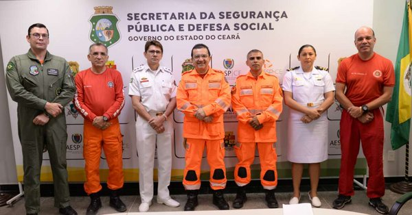 Sargento do Corpo de Bombeiro foi encontrado na Praia de Tatajuba, em Camocim. — Foto: Corpo de Bombeiros