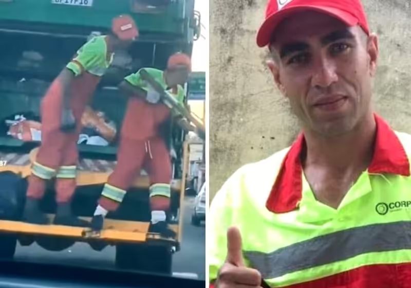 O vídeo que levou Vitor a ser demitido foi compartilhado na rede social em abril Fotos: reprodução vídeo e arquivo pessoal