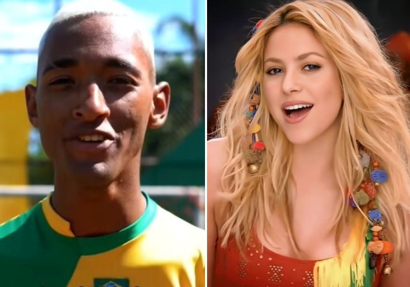 Raphael se emocionau com a repercussão e o convite de Shakira, após vídeo do Waka Waka - Fotos: Reprodução / Internet