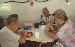 Pamonha foi prato especial em asilo de Goiás- Fotos: Arquivo Pessoal / Lucilene Soares