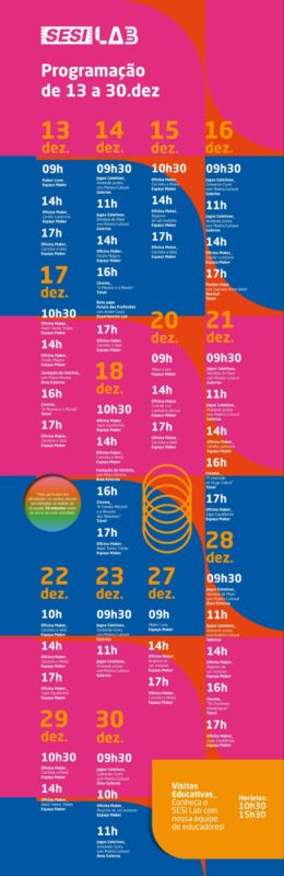 Programação SESI Lab - Foto: divulgação