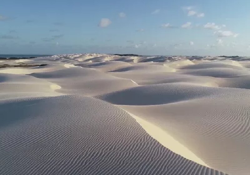 Lençóis Maranhenses, ponto turístico brasileiro recomendado pelo New York Times, está na lista dos 52 melhores lugares para se visitar em 2023 - Foto: TV Mirante