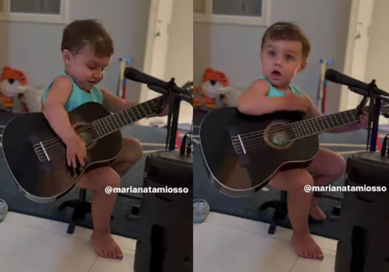 VÍDEO: Menino de oito anos chama a atenção tocando sucessos da