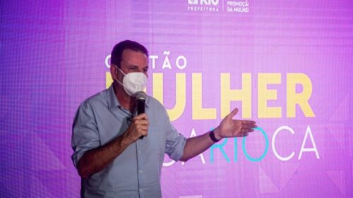 O prefeito do Rio, Eduardo Paes, esteve presente no lançamento do benefício - Foto: Prefeitura do RJ