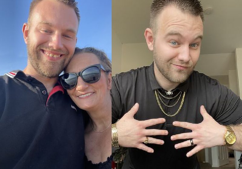 A diferença de idade de 29 anos é só um detalhe para o casal que se conheceu pelo Facebook, namorou 6 meses e vai se casar - Fotos: Kennedy News / @lukeellismodel