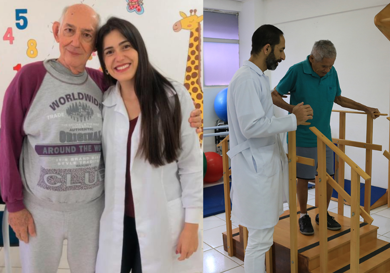 Além da fisioterapia de graça, os pacientes da clínica são tratados de forma humanizada - Foto: reprodução