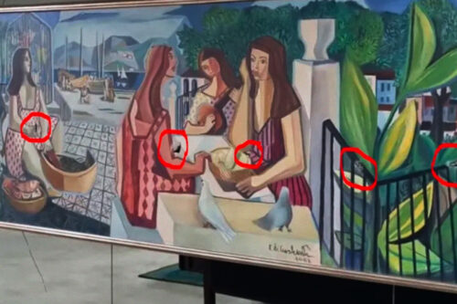 As Mulatas, de Di Cavalcanti - Foto: reprodução Twitter