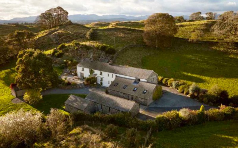 A fazenda que o "anjo da guarda' ganhou na rifa é avaliada em £2.5 milhões - Foto: SWNS