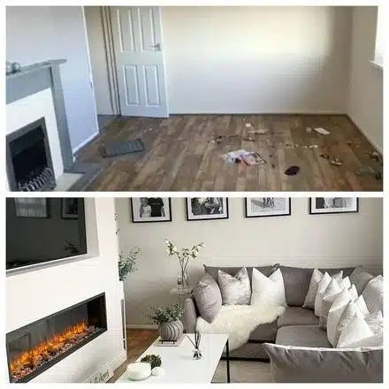 Veja como ficou a sala depois da reforma - Foto: reprodução / Instagram