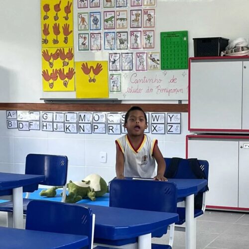 O Beny agora terá acompanhamento de um professor. - Foto: reprodução Instagram