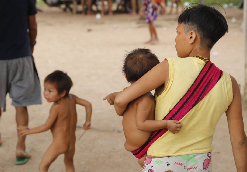 "Por um futuro mais verde", Palmeiras e torcedores doam toneladas de alimentos aos Yanomami - Foto: Fernando Frazão / Agência Brasil