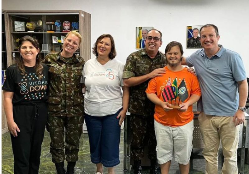 Exército anunciou a criação do Pelotão 21, pelotão composto apenas por pessoas com Síndrome de Down. Foto: Reprodução/38° Batalhão de Infantaria