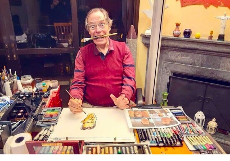 O grande cartunista Paulo Caruso tinha 73 anos e nos deixou neste sábado, 4 de março, vítima de câncer - Foto: Reprodução/Instagram @caruso.paulo