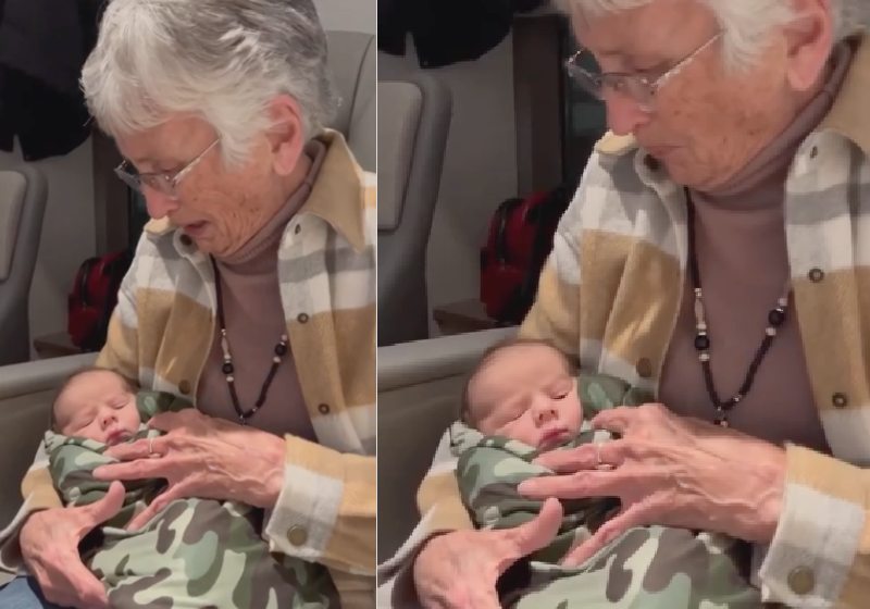 A bisavó com demência lembrou a canção que cantava para os cinco filhos, 18 netos e 17 bisnetos - Fotos: reprodução / Instagram