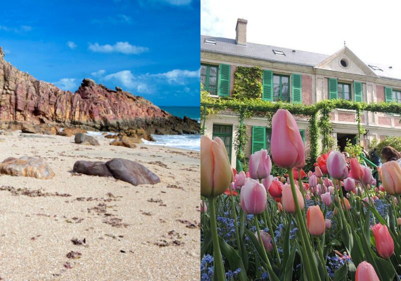 Entre os 7 destinos que ficam mais baratos para se viajar em abril, na baixa temporada, estão os Jardins de Monet, em Giverny. Foto: Reprodução/Embarquepelomundo/CatracaLivre.