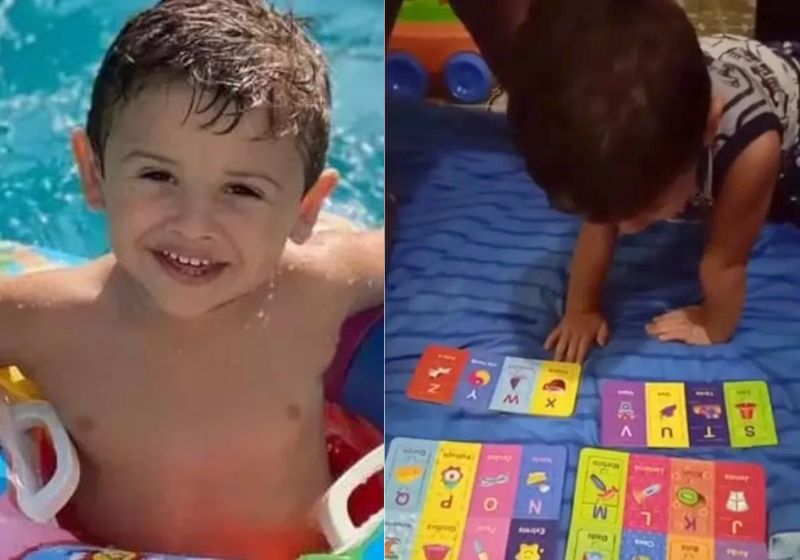 O pequeno Davi Oliveira, de 2 anos e 5 meses, já reconhece bandeiras de 135 países e lê o alfabeto inteiro! Um pequeno brasileiro prodígio! - Foto: Arquivo Pessoal/@Davi.oliveiraduarte.