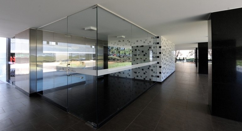 Térreo de bloco residencial onde há imóveis funcionais da Câmara dos Deputados, em Brasília REPRODUÇÃO/CÂMARA DOS DEPUTADOS