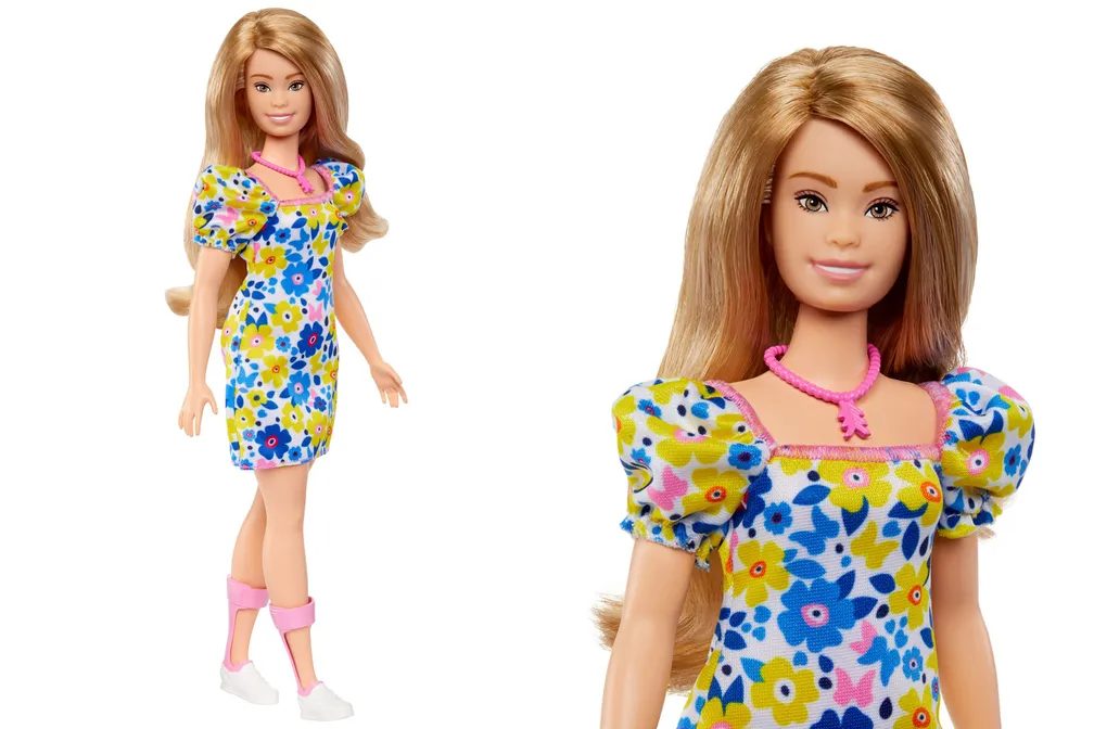A nova Barbie com Síndrome de Down foi lançada esta semana pela Mattel - Foto: divulgação 
