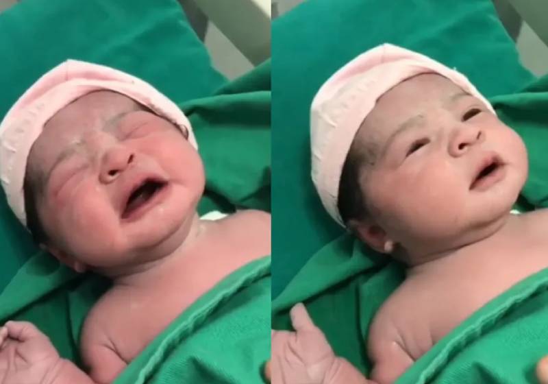 A bebê Maju comove todos quando ouve a voz do pai e para de chorar na hora! - Foto: Reprodução/Instagram