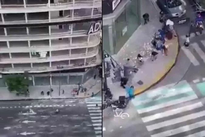 Com a ajuda de pessoas honestas, parte do dinheiro foi recuperada - Foto: reprodução / Twitter