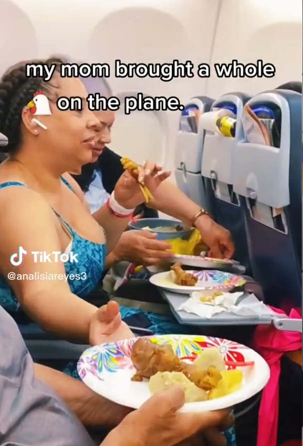 Apesar das críticas preconceituosas que o vídeo recebeu, a mulher não parecia muito preocupado. O importante é manter a família alimentada! Foto: Reprodução/@analisiareyes3/TikTok.