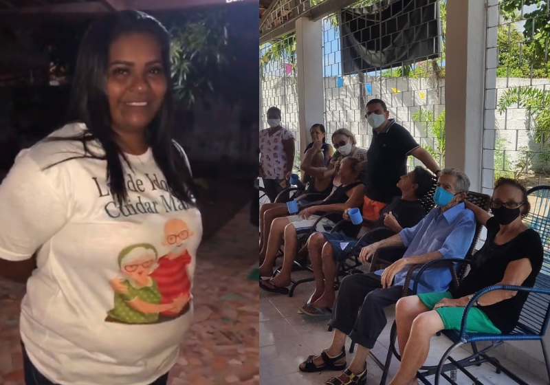 A Flávia abraçou a missão e resgata idosos em situação de vulnerabilidade há quase 2 anos. Ela conta que é difícil, mas não vai desistir. - Fotos: arquivo pessoal