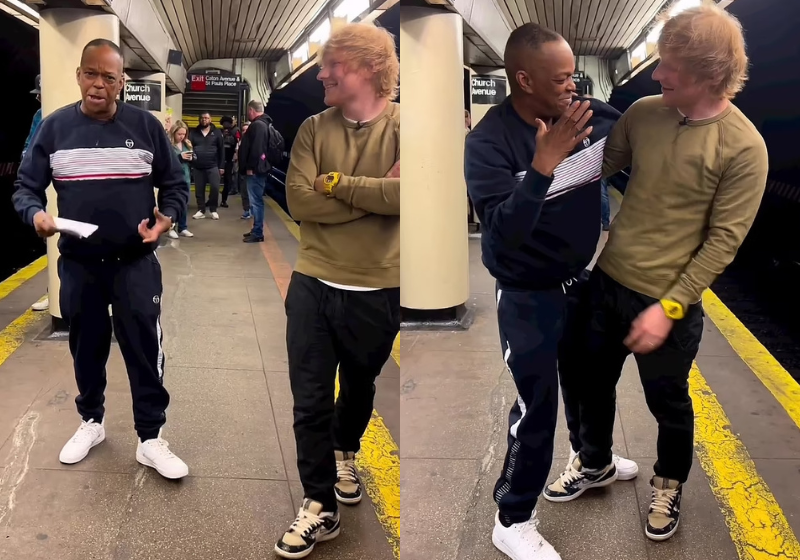 Ed Sheeran supreendeu Mike Yung com um incrível dueto e ingressos exclusivos para o show do seu novo álbum! Foto: Reprodução/DailymailUK.