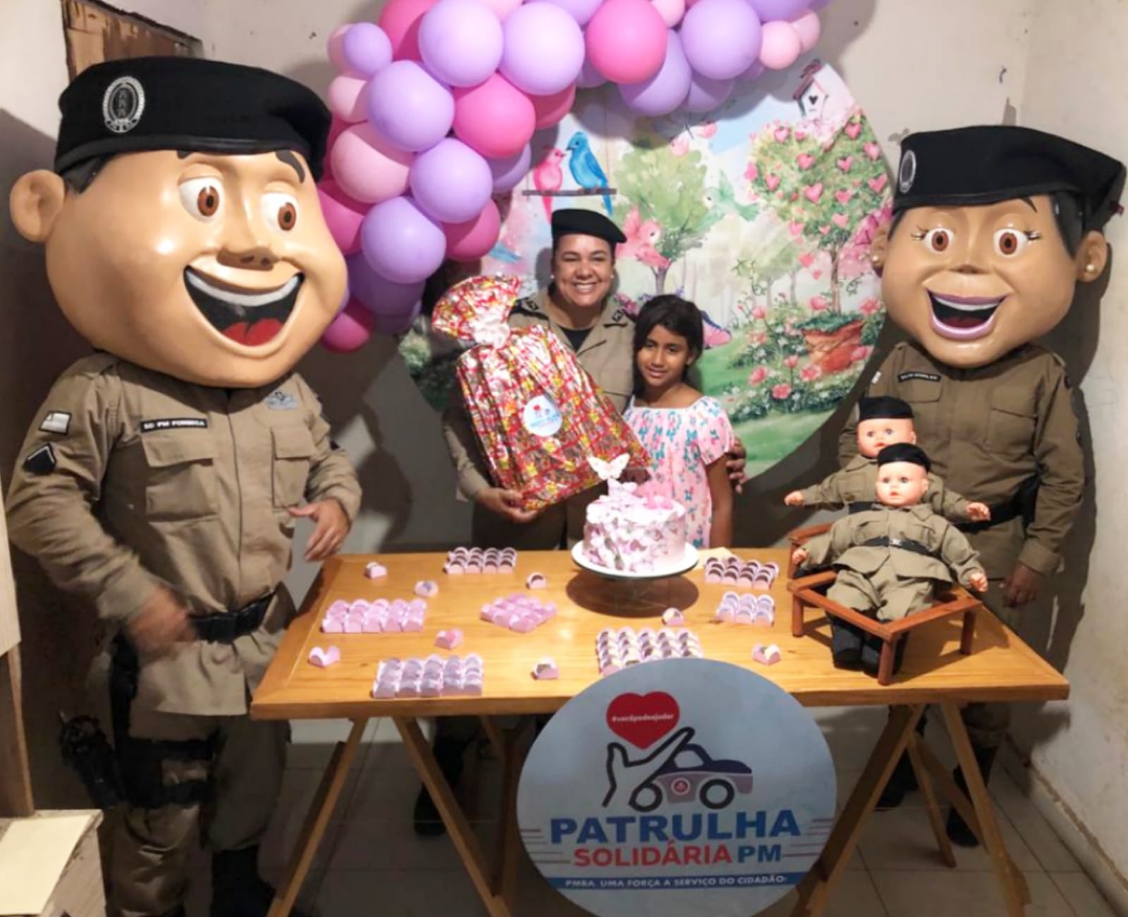 Olha que surpresa linda a Isadora teve - Foto: PMBA