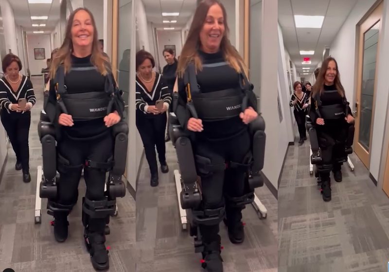Mara Gabrilli, paralysée, marche avec un exosquelette et veut l’amener au Brésil