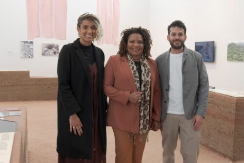 Gabriela Matos, a ministra Margareth Menezes e Paulo Tavares - Foto: divulgação