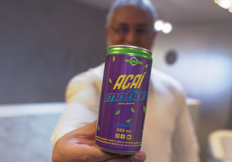 A bebida brasileira feita a partir de Açaí, já está em mais de 17 países! Foto: Reprodução/SebraeDF.