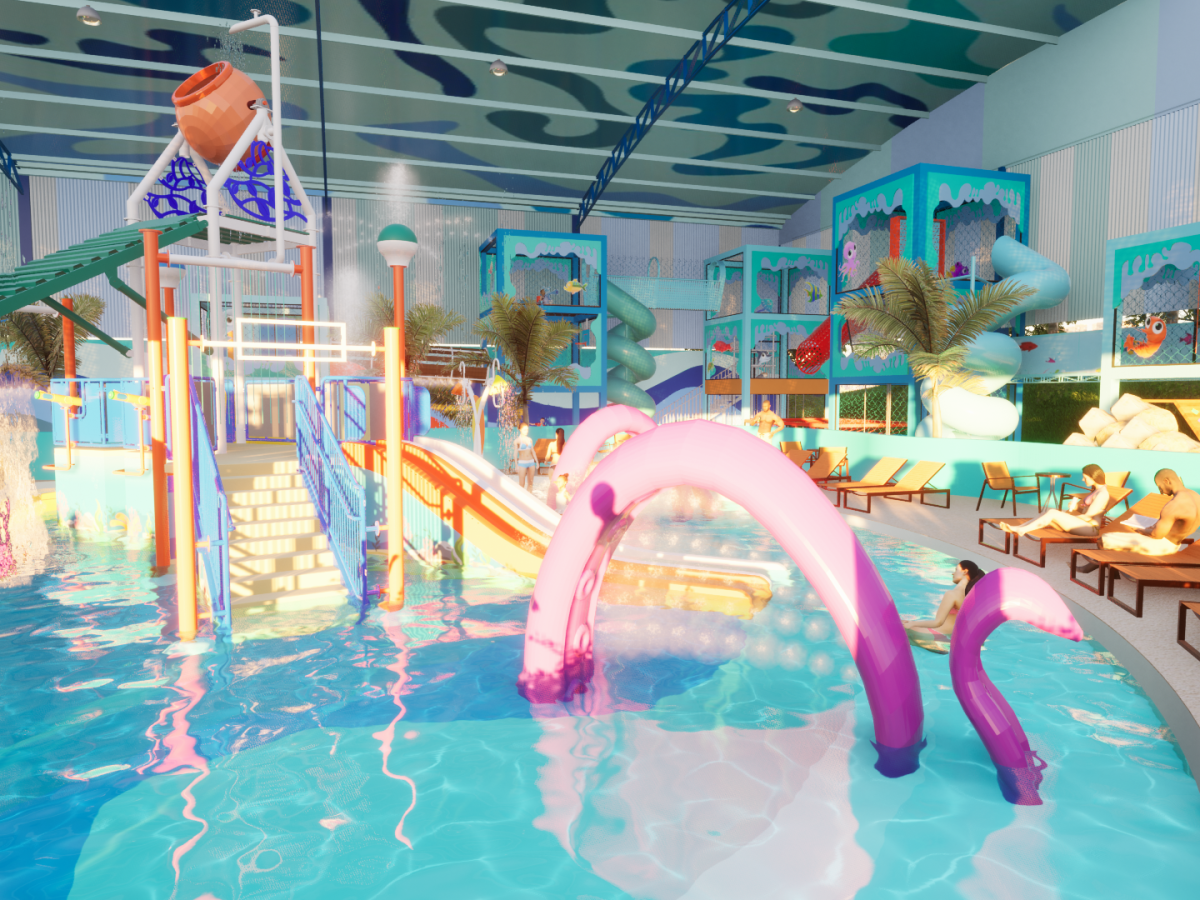 O Bourbon está investindo R$9 milhões na construção do que promete ser uma das áreas mais incríveis de todo o Resort! Foto: Reprodução/Bourbon Atibaia Resort.