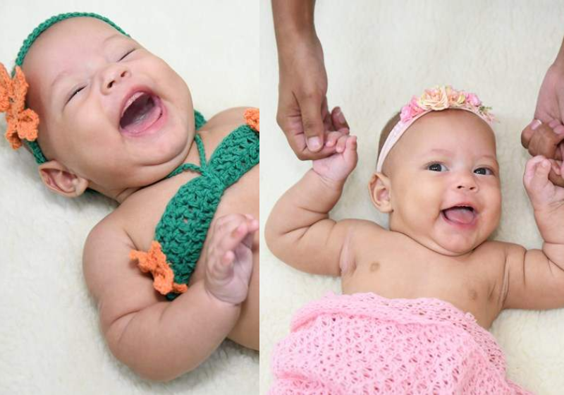 Os bebês das detentas ganharam um ensaio fotográfico para que tenham sua infância registrada, já que as mães privadas de liberdade não conseguiriam fazer isso - Foto: Luana Andrioli