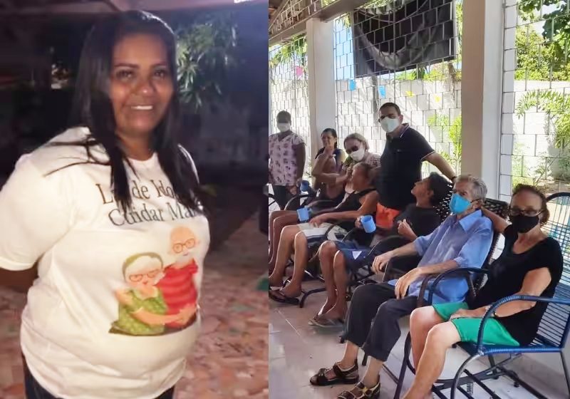 Flávia, a brasileira que resgata idosos em situação de vulnerabilidade há quase 2 anos - Fotos: reprodução - Só Vaquinha Boa