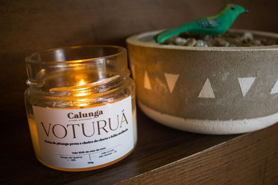 As velas do casal de São Vicente são produzidas com substâncias naturais e orgânicas - Foto: divulgação / PMSV