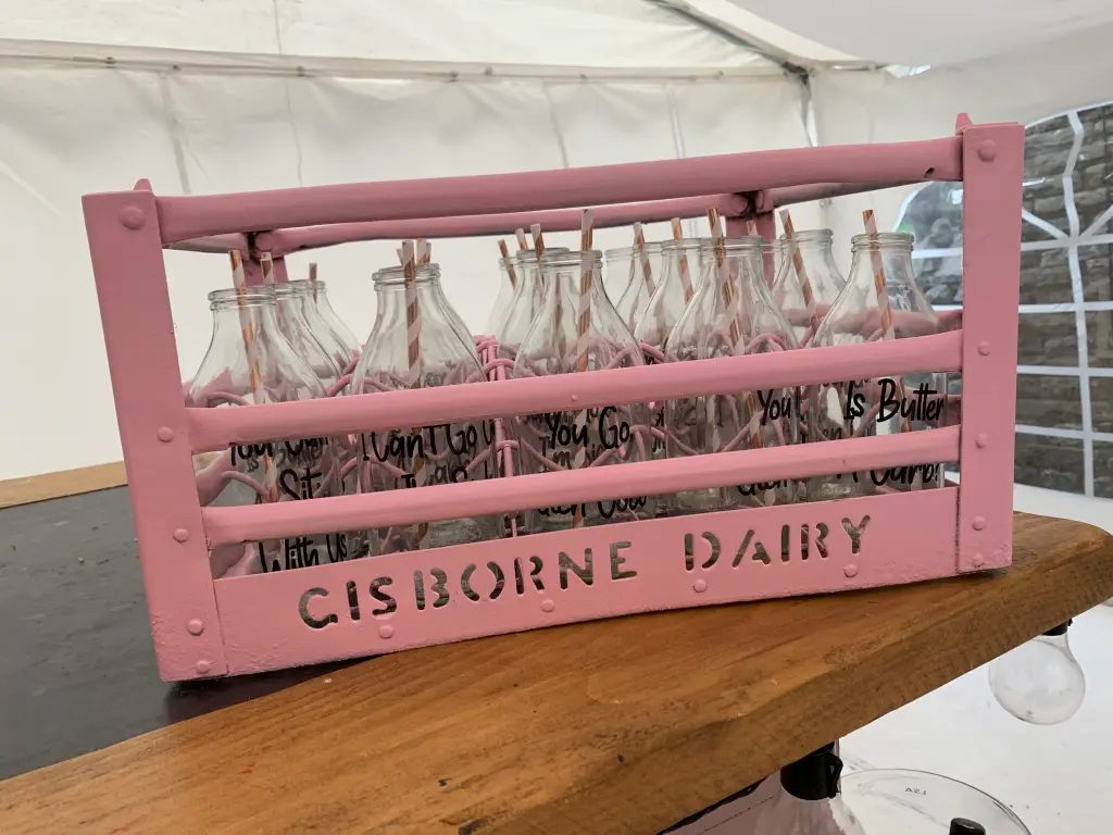 Ela pintou alguns itens com a ajuda de amigos mais próximos. - Foto: Melissa Drabble / SWNS