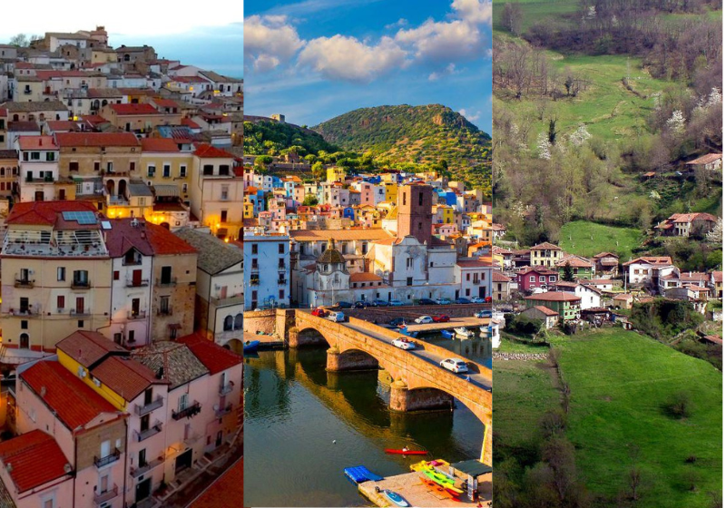 Os programas para atrair novos moradores estrangeiros para áreas rurais da Europa, é uma tentativa dos governos em movimentar a economia. Foto: Reprodução/O Melhor da Cidade/Comune Candela/Shutterstock.