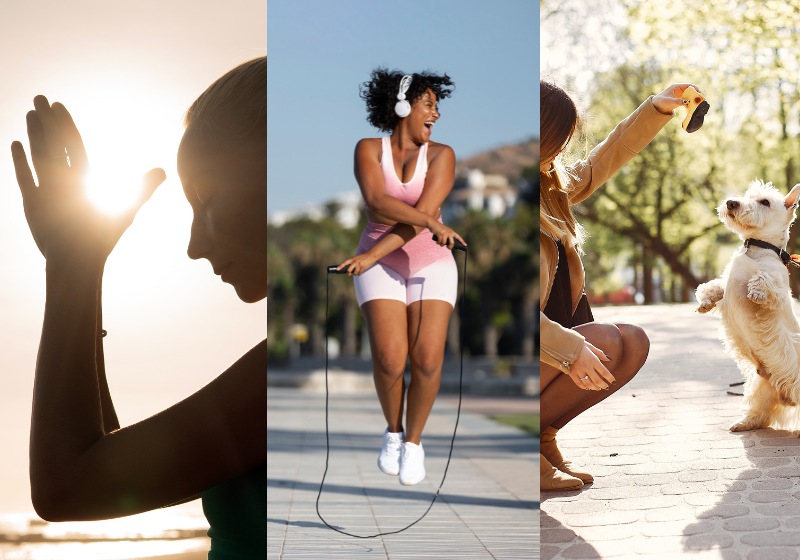 A prática de atividades física, o tempo com bichinhos e a gratidão são alguns dos 4 hábitos para ter uma vida mais feliz. - Foto: Reprodução/Freepik.