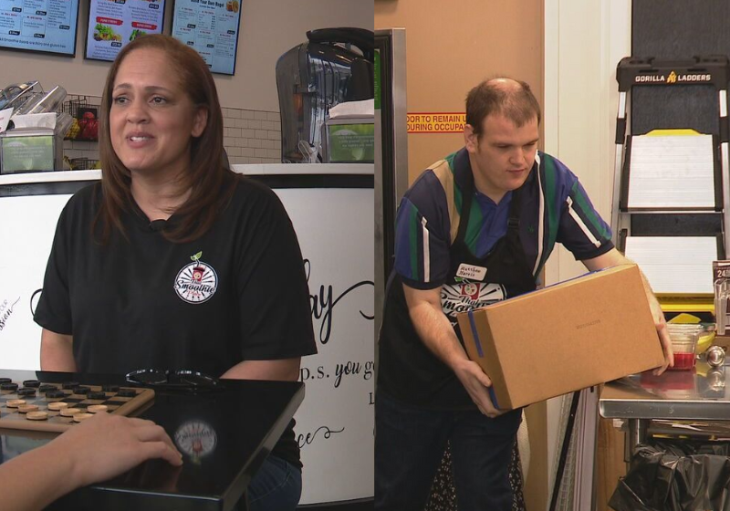 Monique, mãe de três rapazes com deficiência, abriu o próprio negócio inclusivo para que os filhos possam trabalhar - Foto: Reprodução/ABC.