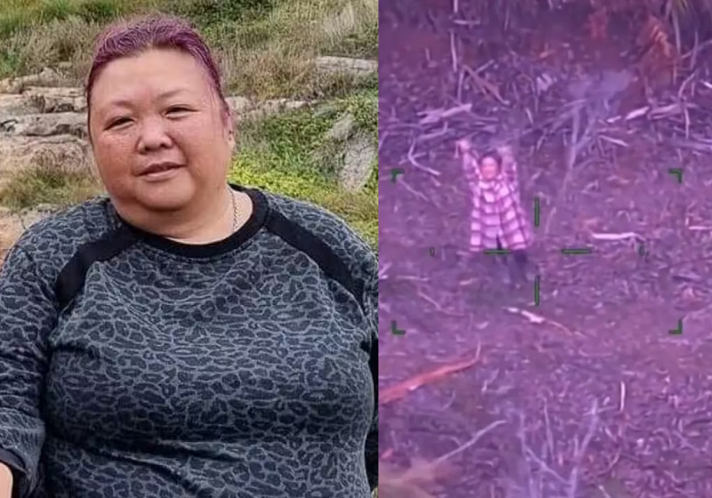 Resgata após 5 dias perdida, se alimentando de vinho e doces para sobreviver, Lilian foi proibida por sua família de viajar sozinha! Foto: Reprodução/Polícia de Victoria.