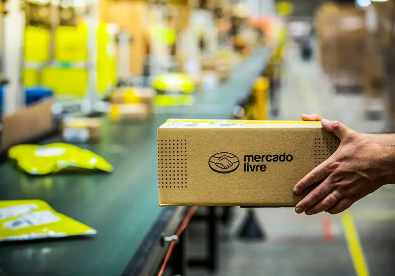 As 5.800 vagas serão distribuídas entre diversas equipes do Mercado Livre, mas ficarão concentradas principalmente no setor de logística. Foto: Reprodução/Mercado Livre.