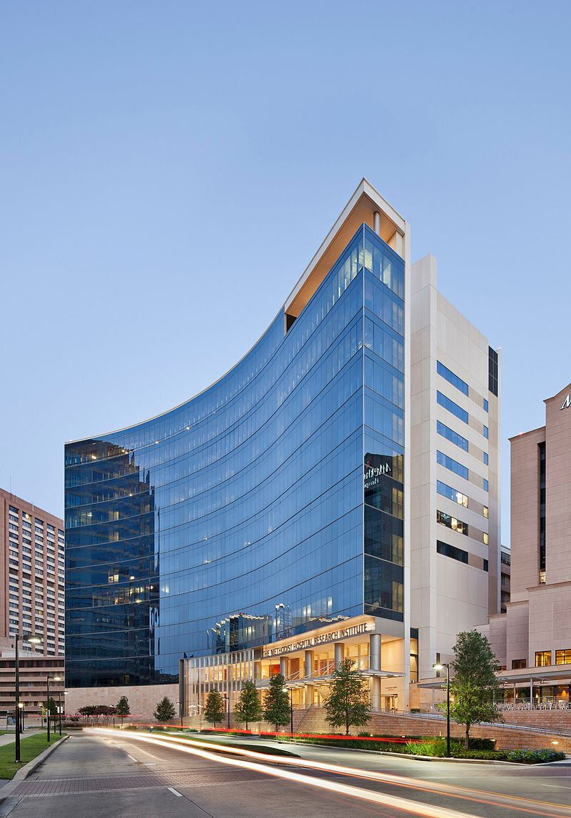 O Houston Methodist Research Institute é famoso pela linha de pesquisa que busca estratégias para combater o câncer. Foto: Reprodução/KPF.