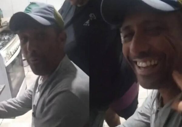 O vídeo repercutiu no perfil de Sara e comoveu o coração de dezenas de internautas! - Foto: Reprodução/Twitter