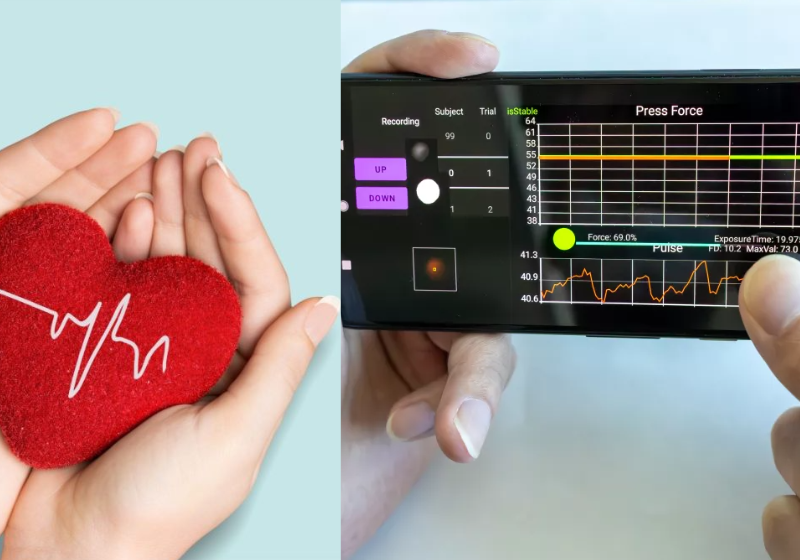 O BPClip é um app que combina baixo custo e alta tecnologia para ler a pressão arterial na ponta dos dedos do pacientes. Foto: Reprodução/UC San Diego e AtWorld.