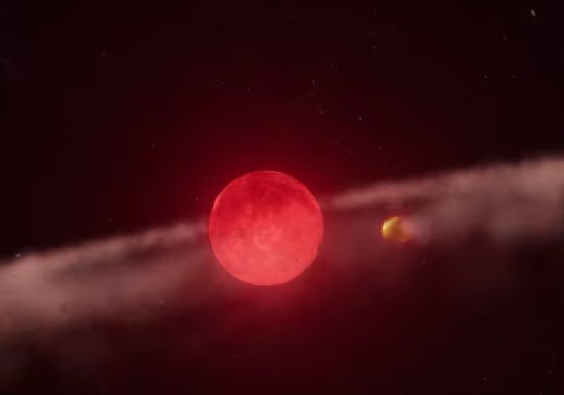 O novo exoplaneta orbita uma estrela gigante maior que o nosso sol ,chamada Baekdu, localizada na constelação da Ursa Menor - Foto: reprodução / VideoFromSpace